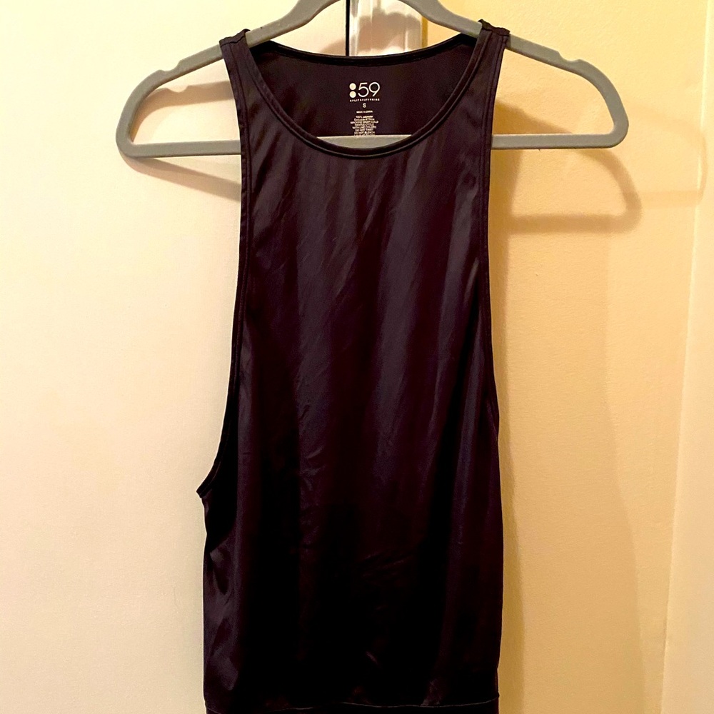 Brand new SPLITS59 black workout top